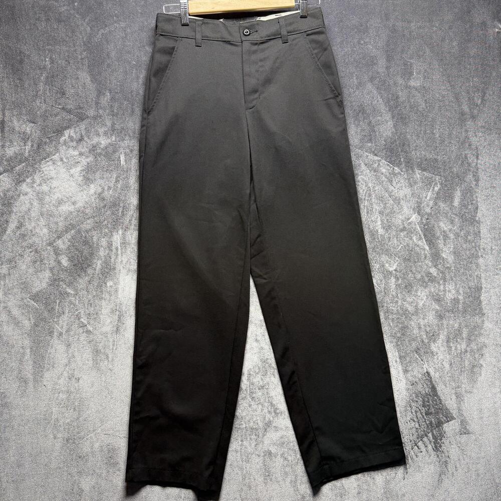 Red Kap Pants Mens 28x29 Black Regular Straight Twill Chino Workwear Utility